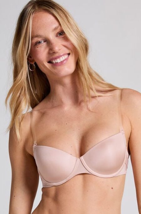 Hunkemöller Voorgevormde beugel bh Transparent Back Beige