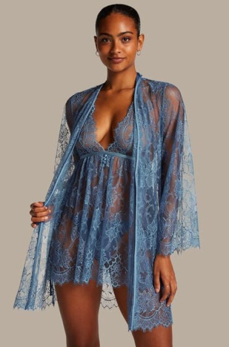 Hunkemöller Kimono Magdalena Blauw