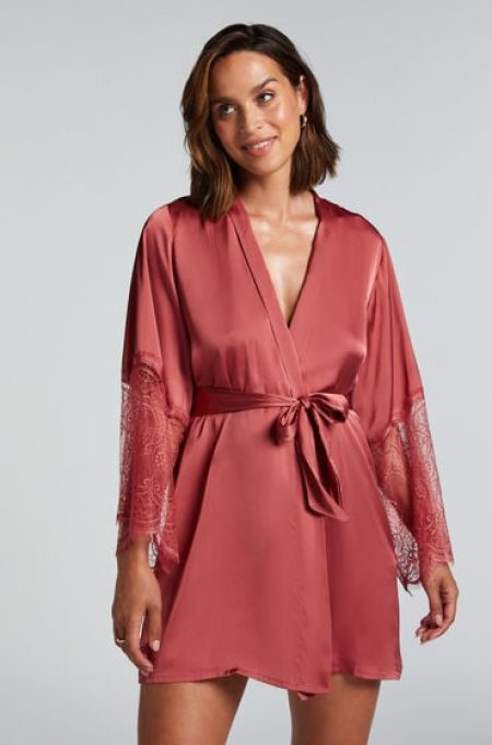 Hunkemöller Kimono Satin Roze