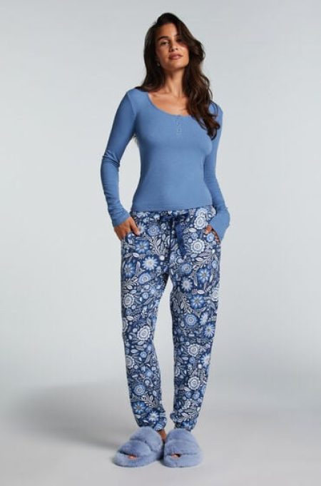 Hunkemöller Tall Pyjamabroek Blauw