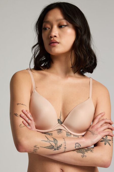 Hunkemöller Voorgevormde beugel bh Transparant Back Multiway Beige