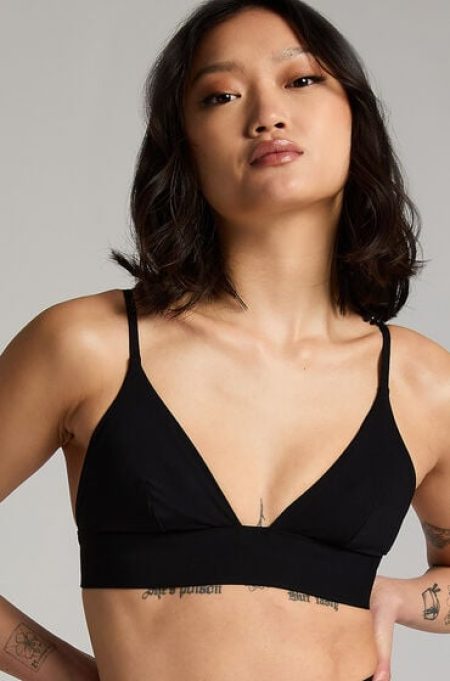 Hunkemöller Triangel bralette Smooth Zwart