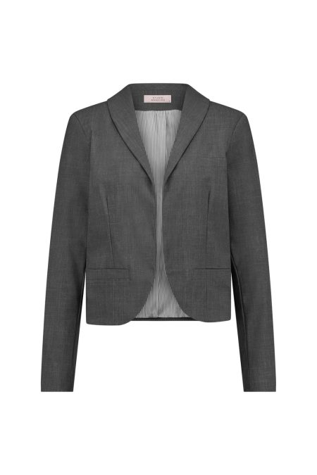 Studio Anneloes Idani Grey Melee Blazer 12119 Blazers 9500 Grey Melange