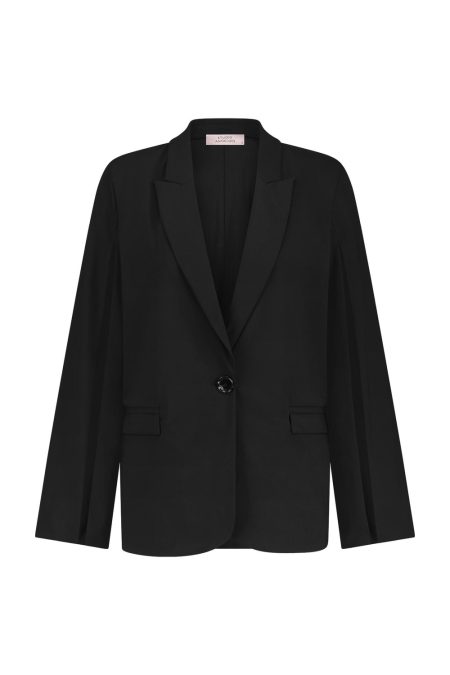 Studio Anneloes Joline Cape Blazer 12048 Blazers 9000 Black