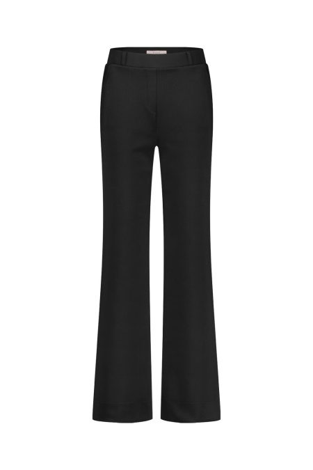 Studio Anneloes Lexie Shiny Bonded Trousers 12053 Broek 9000 Black