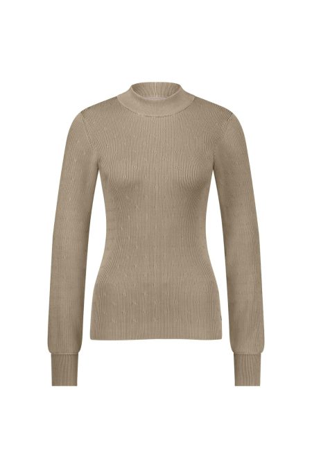 Studio Anneloes Brady Shiny Pullover 12167 Trui 2200 Latte