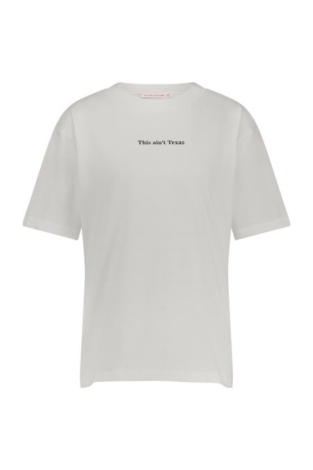 Studio Anneloes Klaske Texas Tshirt 12174 T-shirt Korte Mouw 1100 Off White