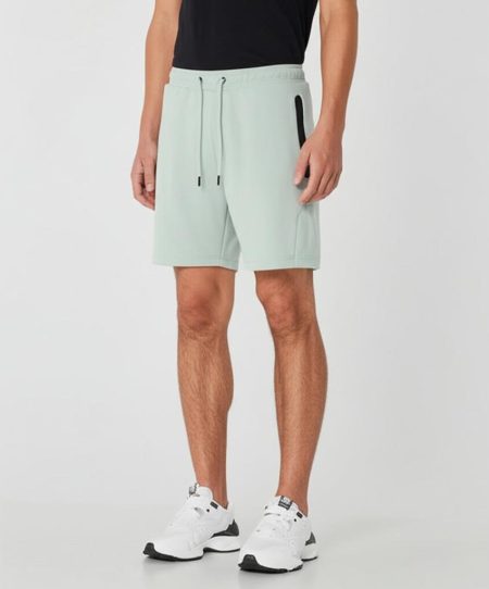 Jack & Jones Jpstgordon Fusion Sweat Shorts Srt Sn Korte Broeken Aqua Gray
