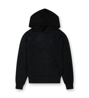 Shotgun Embroidered Hoodie Black - L