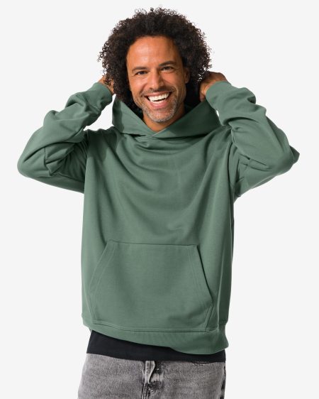HEMA Herenhoodie Maarten Oversized Middengroen (middengroen)