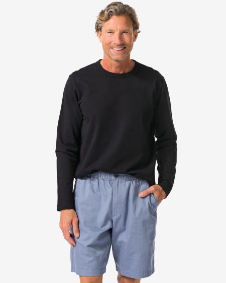 HEMA Heren T-shirt Zwart (zwart)