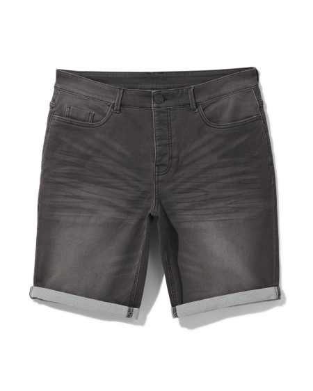 HEMA Heren Short Jogdenim Zwart (zwart)