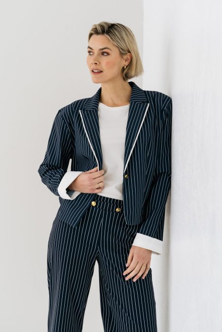 Maicazz Daimy Sp25.t10.701 Blazers Navy Pinestripe