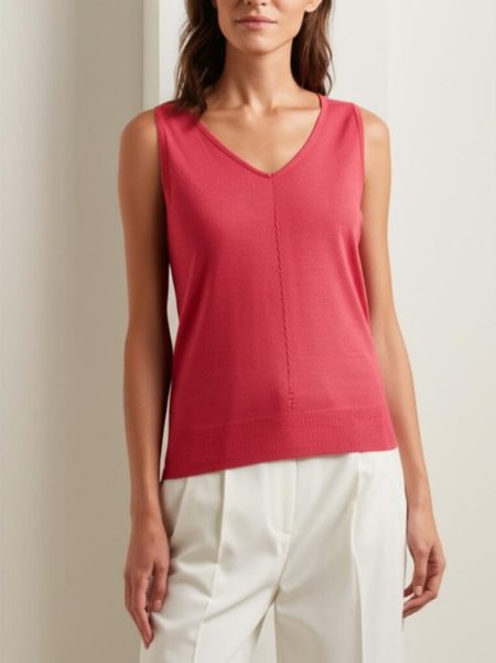 Msch Copenhagen Mschrini Kobra Sl Top Tops En Singlets Rose Red