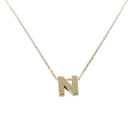 Christian Gouden ketting met n hanger