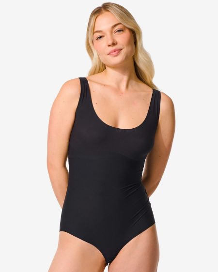 HEMA Medium Corrigerende Bodysuit Zwart (zwart)