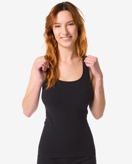 140 Licht Corrigerend Hemd Katoen Zwart (zwart)