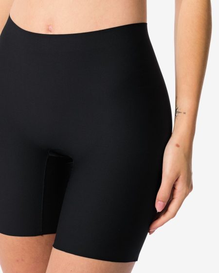 HEMA HEMA Medium Corrigerende Biker Hoge Taille Zwart (zwart)