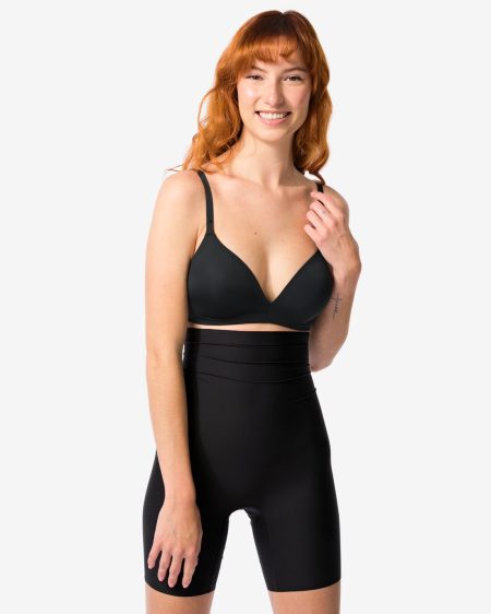 140 Medium Corrigerende Biker Extra Hoge Taille Zwart (zwart)