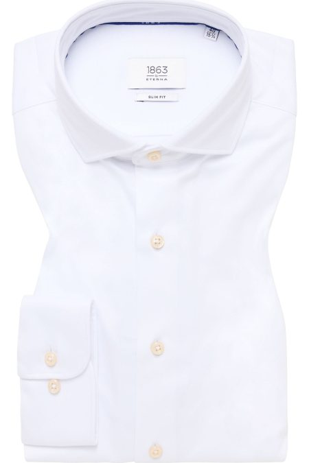 ETERNA 1863 Soft Tailoring Jersey shirt wit