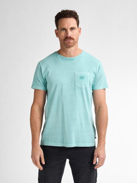 Petrol Men T-shirt Ss M-1050-tsr632 Print T-shirts 5180 Aqua