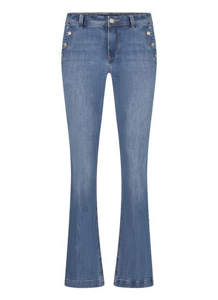 Red Button Bibette Stone Used - Buttons L33 Srb4481 Skinny Fit Stoneused