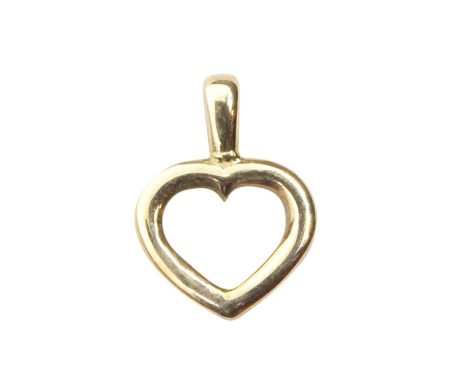 Christian Gouden harten hanger