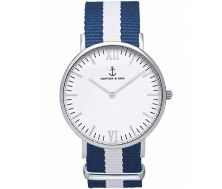 Kapten & Son Horloge silver sail campina 4251145212025