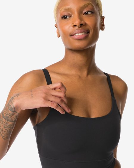 HEMA HEMA Niet Voorgevormde Top Zonder Beugel - Ultimate Comfort Zwart (zwart)