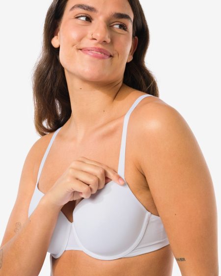 HEMA HEMA Voorgevormde Bh Met Beugel Wit (wit)