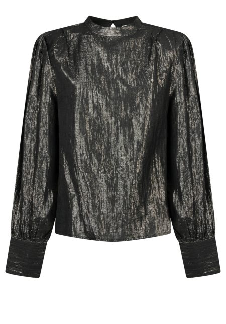 Aaiko Bobbi Co 320 T-shirt Lange Mouw 193901 Dark Grey