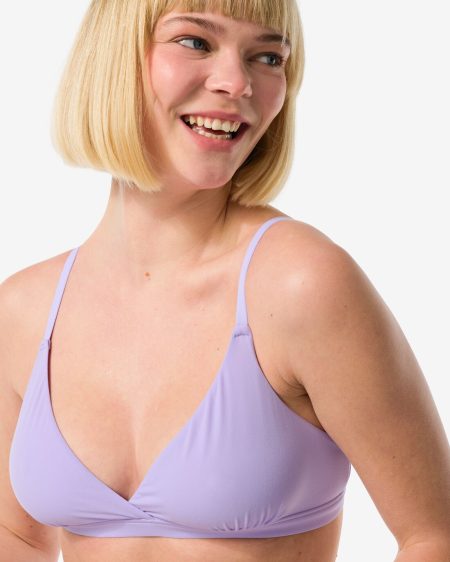 HEMA HEMA Triangel Bralette Micro Lavendel (lavendel)