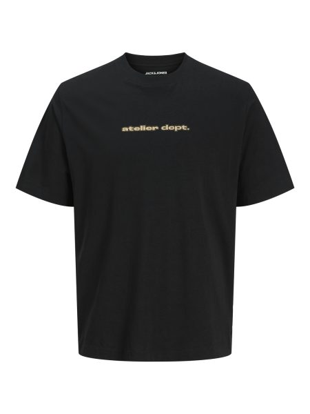 Jack & Jones Jjrody Tee Ss Crew Neck Print T-shirts Black