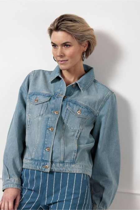 Studio Anneloes Imre Denim Jacket 12573 Spijkerjasjes 6200 Denim Blue