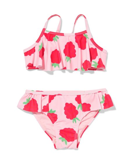 051 Kinderbikini Framboos Roze (roze)