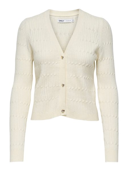 Only Female Vesten Onlkatia Ls Cable V-neck Cardi Knt Nca