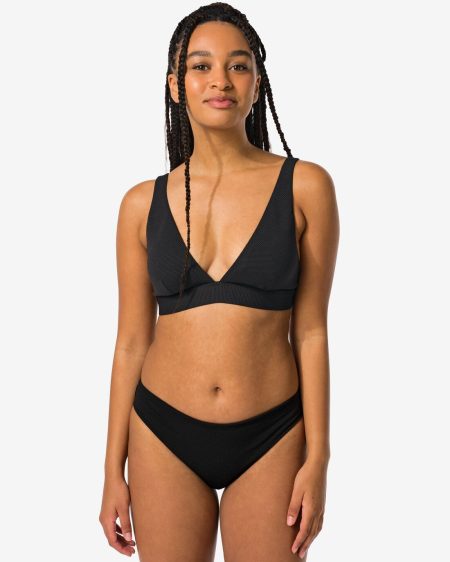 HEMA HEMA Dames Bikinibroekje Middelhoge Taille Zwart (zwart)