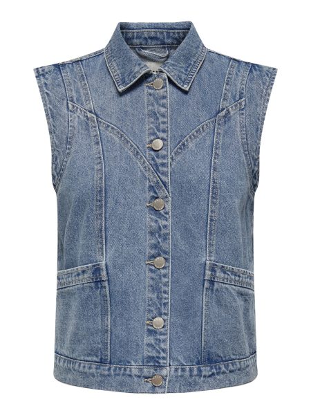 Only Female Vesten Onlkennedy Sl Dnm Waistcoat Bj Noos