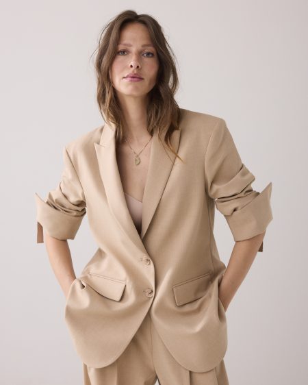 Summum Blazer Viscose Blend Stretch 1s1265-12072 Blazers 722 Alpaca