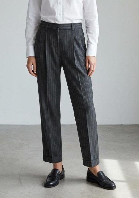 Summum Trousers Pinstripe 4s2878-12258 Broek 860 Anthracite