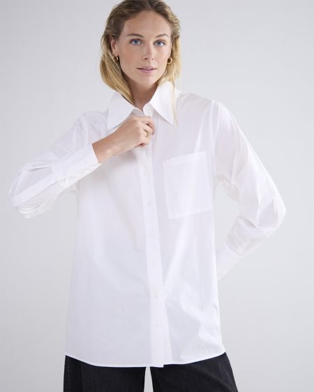 Summum Blouse Crispy Poplin (2s150) Blouse 110 White