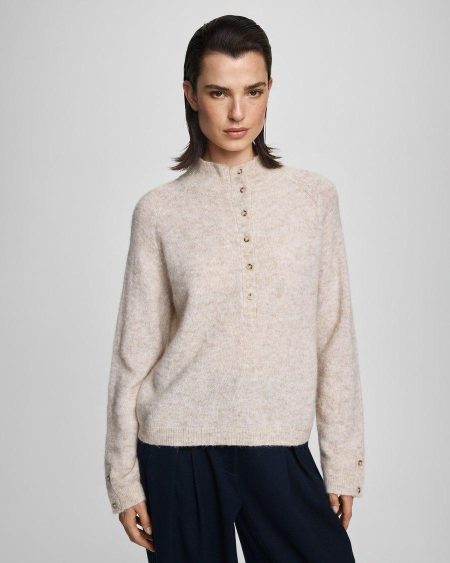 Msch Copenhagen Mschmilania Hope M Pullover 19260 Trui Oatmeal Melange