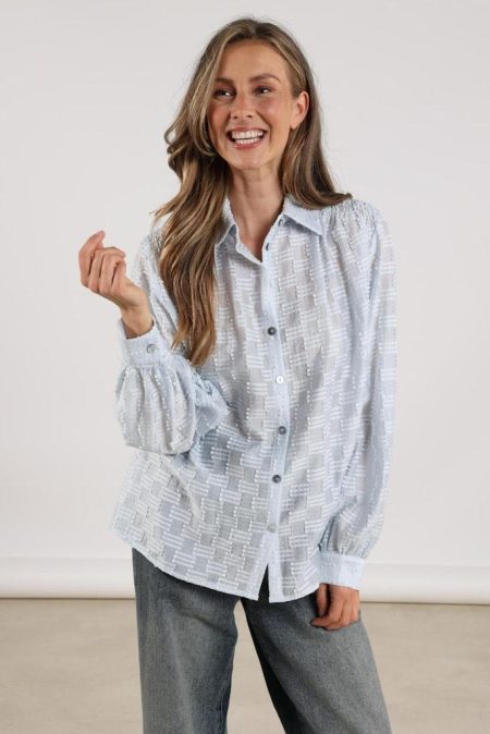 Nukus Fenne Blouse Nkf02028 Blouse 265 Ice