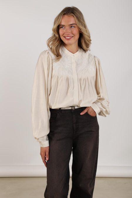 Nukus Julia Blouse Nkf02034 Blouse 17 Off White