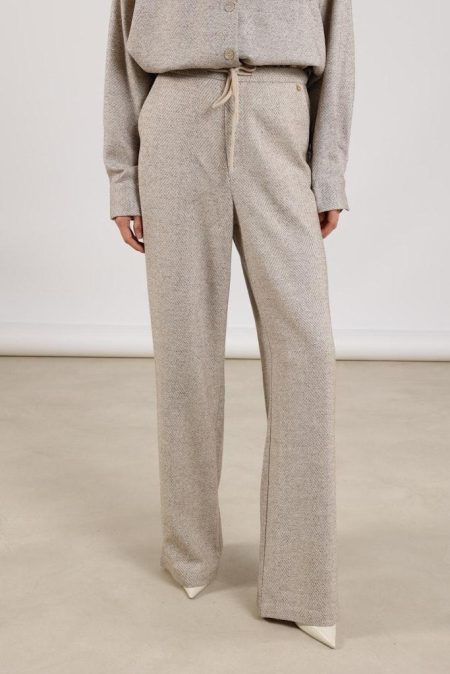 Nukus Vera Pants Strass Nkf09014 Broek 9 Sand