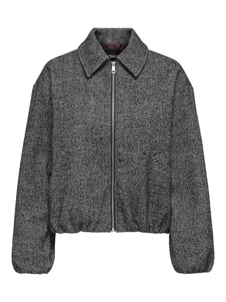 Only Onlalberte Life Bomber Cc Otw Jackets 4765812 Black Herringbone