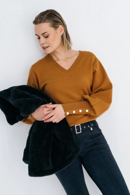 Maicazz Pieke-sweater Fa25.70.226 Sweater Apple Cinnamon