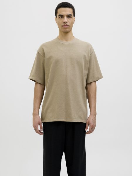 Jack - Jones Jjloui Osmos Tee Crew Neck Basic T-shirts Coriander