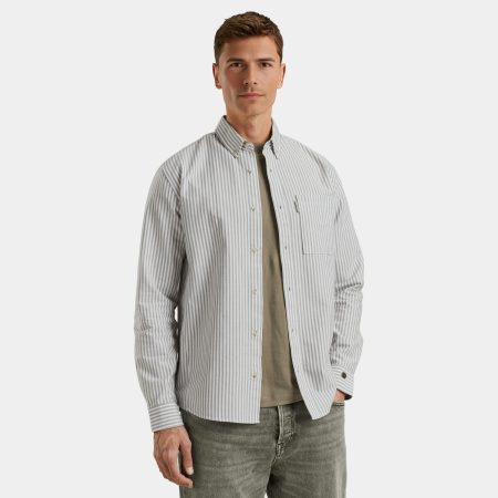 Cast Iron Newcast Oxford Stripe Csi2508202 Overhemd 8025 Brindle