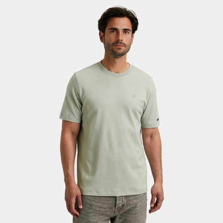 Cast Iron Regular Fit Interlock Ctss2508588 Print T-shirts 9040 Puritan Gray